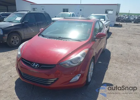 2012 Hyundai Elantra Limited (Ulsan Plant) из США, поврежденный, VIN KMHDH4AE8CU449009